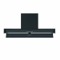 Campana Integrable Cata ARONA90BK, 90cm, Negra
