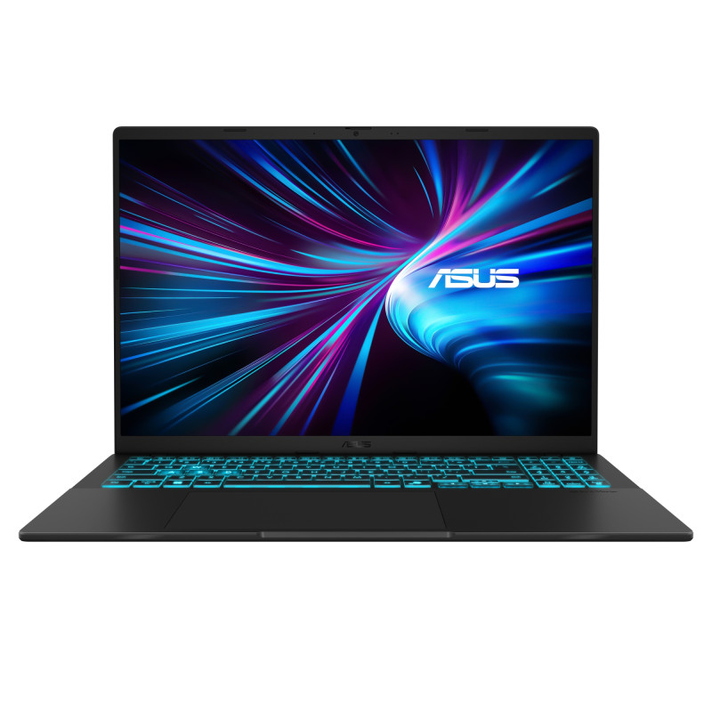 V16 V3607VH-RP019 - Ordenador Portátil 16 WUXGA 144Hz (Intel Core 7 240H, 16GB RAM, 512GB SSD, NVIDIA RTX 5050 8GB, Sin Sistema Operativo) Negro Mate - Teclado QWERTY español