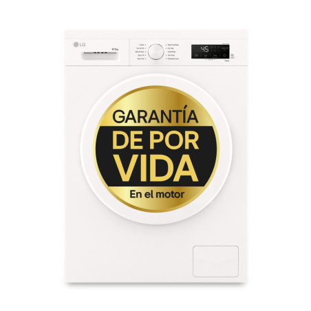 Lavasecadora LG W4X1085NWH, 8/5kg, A/E, Blanco