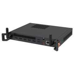 MT71E PCs/estación de trabajo Intel® Core i5 i5-12450H 12 GB DDR4-SDRAM 256 GB Windows 11 Pro Chasis montado en bastidor Mini PC Negro
