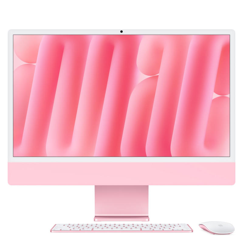 iMac Apple M M4 59,7 cm (23.5) 4480 x 2520 Pixeles PC todo en uno 16 GB 256 GB SSD macOS Sequoia Wi-Fi 6E (802.11ax) Rosa