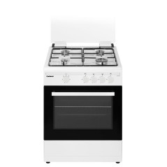 Cocina Corbero CCSF60420BW, 4 fuegos, 60cm, Blanca