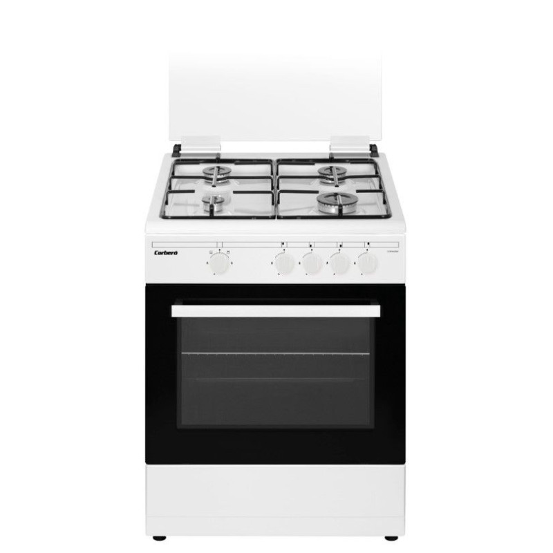 Cocina Corbero CCSF60420BW, 4 fuegos, 60cm, Blanca