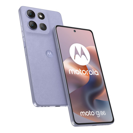 moto g86 5G 16,9 cm (6.67) SIM doble Android 15 USB Tipo C 8 GB 256 GB 5200 mAh Lila