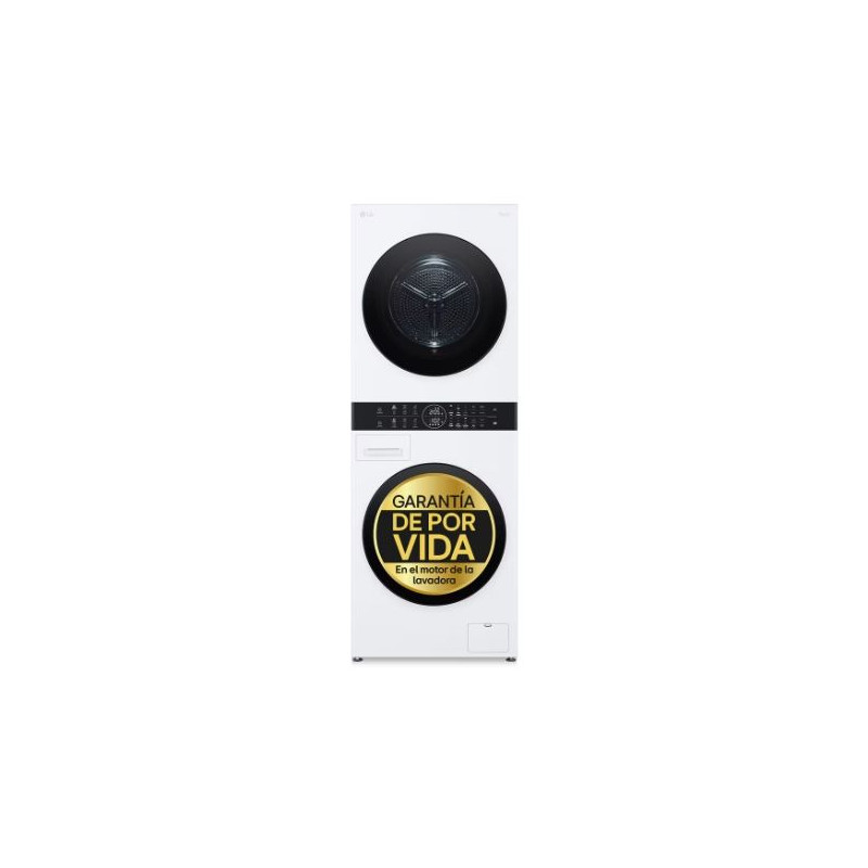 Lavasecadora LG WashTower WT1210WWF, 12/10kg, 1400