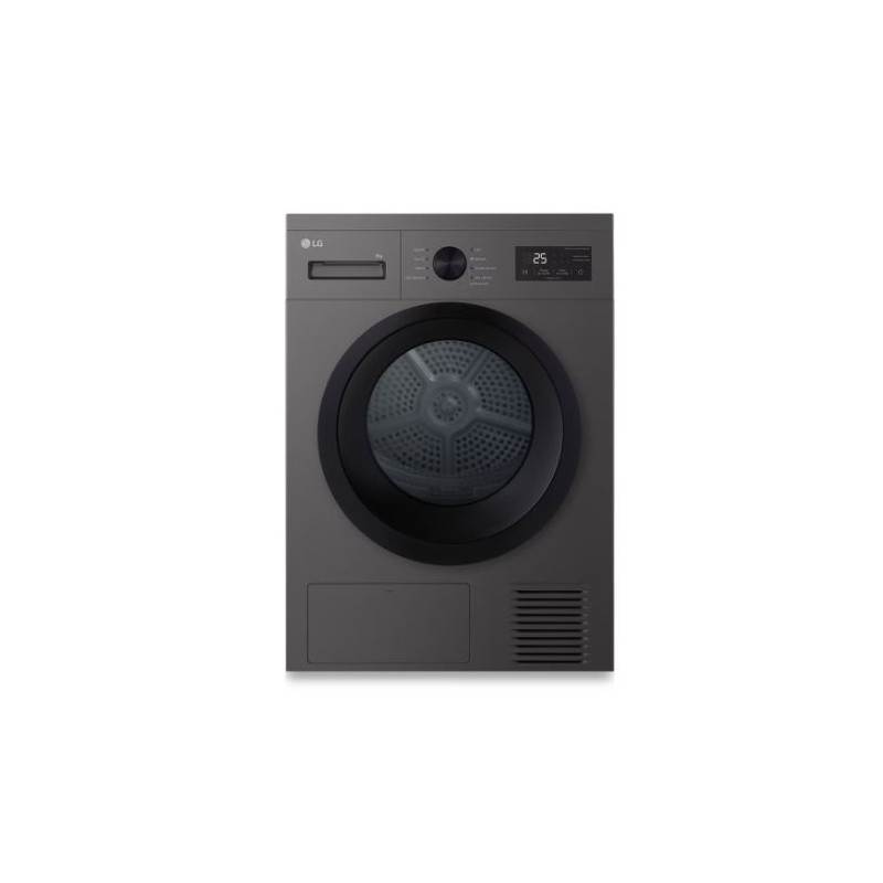 Secadora LG RHA1008NDK, 8kg, D, Inox Grafito