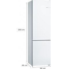 Combi Bosch KGN39VWDC, D, 203x60x66, Blanco, VitaF