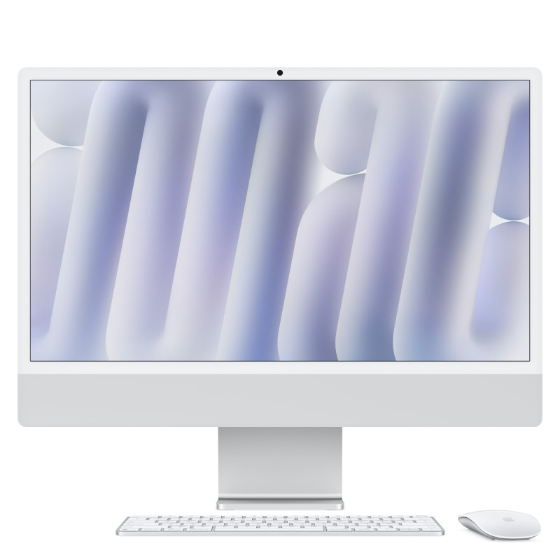 iMac Apple M M4 59,7 cm (23.5) 4480 x 2520 Pixeles PC todo en uno 24 GB 512 GB SSD macOS Sequoia Wi-Fi 6E (802.11ax) Plata