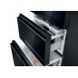Combi Haier HTW7620DNGB 205x60, D, Cristal Negro