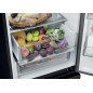 Combi Haier HTW7620DNGB 205x60, D, Cristal Negro