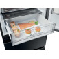 Combi Haier HTW7620DNGB 205x60, D, Cristal Negro