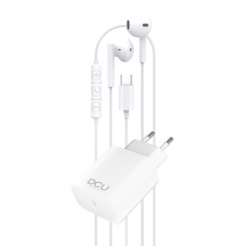 PACK DCU 34151013 AURICULAR TIPO C+CARGADOR20W+CAB PACK DCU 34151013 AURICULAR TIPO C+CARGADOR20W+CAB