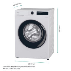 Lavadora Candy BR411BL9S, 11kg, 1400rpm, A-30%, hO