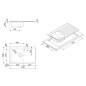 Fregadero Smeg LYP791D, 1C1E, Inox, 79x50x15