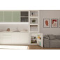Frigorifico 1P Candy CNOQ2S58EW, 85x55cm, E, Blanc