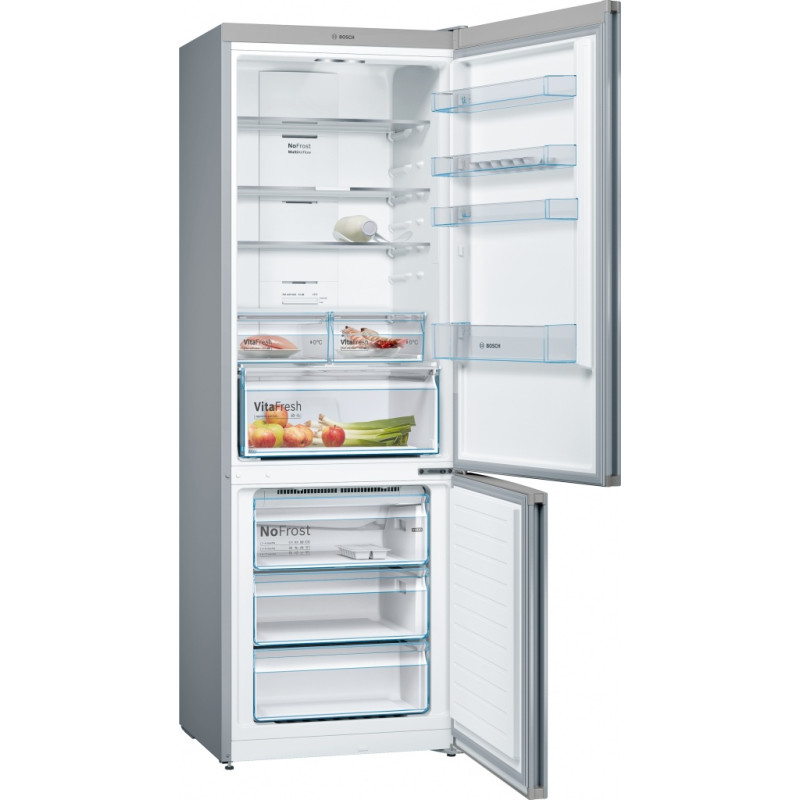 Combi Bosch KGN493IDA, D, 203x70x67, Puertas Acero