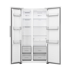 Frigo SbS Hisense RS3P538NEWE, 179x91, E, KF, Blan