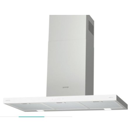 Campana Gorenje WHT9SYW, 90cm, pared, Blanca, Leds