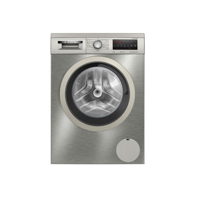 Lavadora Bosch WUU28T6KES, 9kg, 1400rpm, A, Acero