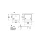 Fregadero Smeg VFU50SFR, 1C, Inox, 50x40x20, R15