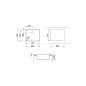 Fregadero Smeg VFU50SFR, 1C, Inox, 50x40x20, R15