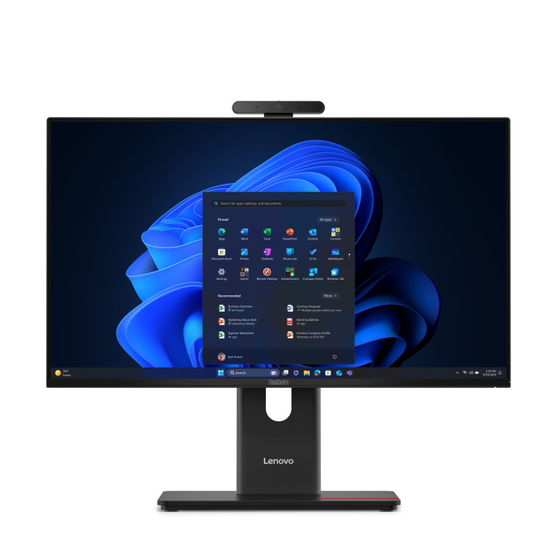 ThinkCentre M70a Gen 6 Intel Core Ultra 5 225T 60,5 cm (23.8) 1920 x 1080 Pixeles PC todo en uno 16 GB DDR5-SDRAM 512 GB SSD Windows 11 Pro Wi-Fi 6E (802.11ax) Negro