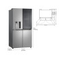 Frigo 4P LG GMK960PY2E, 179x91, E, InstaView, Disp