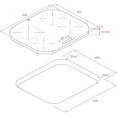 Vitroceramica Teka TCC 64310 TTC BK