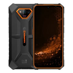 Iron V 16,5 cm (6.5) SIM doble Android 13 4G USB Tipo C 6 GB 64 GB 6320 mAh Negro, Naranja