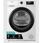 Secadora Hisense DHQE900UWDC, 9kg, D, Bomba calor