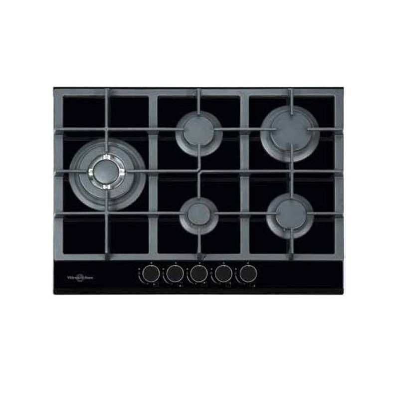 Encimera Vitrokitchen CG73NB, 5F, 70cm, Cristalgas