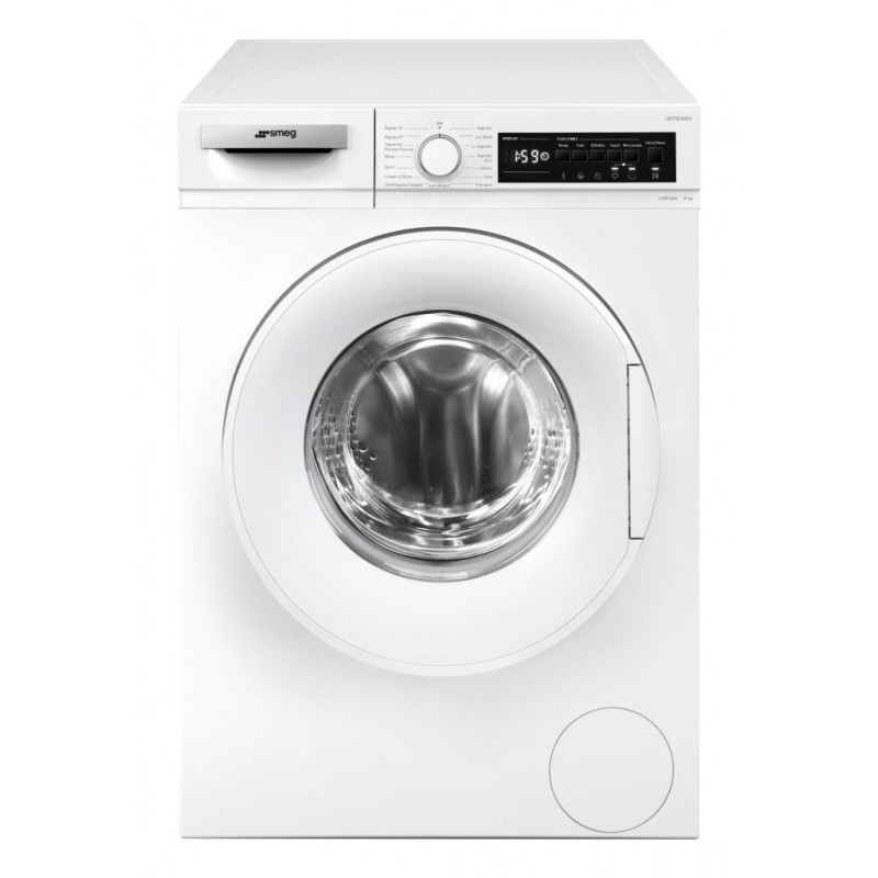 Lavadora Smeg LB2T82ASES, 8kg, 1200rpm, A, Vapor Lavadora Smeg LB2T82ASES, 8kg, 1200rpm, A, Vapor