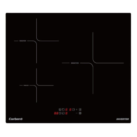 Induccion Corbero CCIM3362, 3zonas, XL 29cm, 6,2Kw