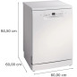 Lavavajillas Bosch SMS2HTW06E, 13cub, C, Blanco Lavavajillas Bosch SMS2HTW06E, 13cub, C, Blanco
