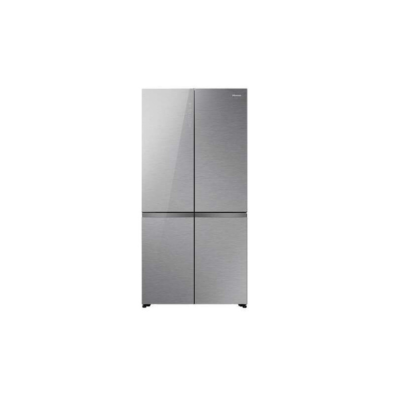 Frigo 4P Hisense RQ5P605NSVE, 190x91, E, KF, Cinox