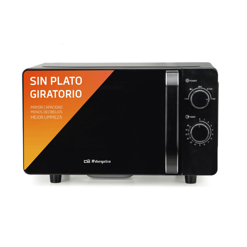 Microondas Orbegozo MI2061CE, 700w, 20l, s/plato