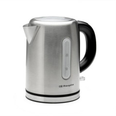 Hervidor Orbegozo KT6023, 1L, 2200W, Inox, 360º