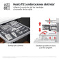 Lavavajillas LG DB375TXS, 14cub, 3ªB, A, Integ