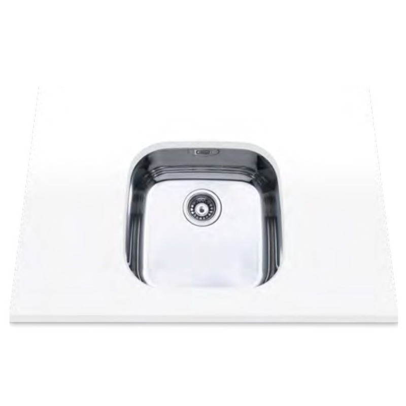 Fregadero Edesa Fuji BE40x40, 1C, 40x40x20, Inox