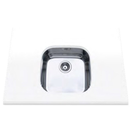 Fregadero Edesa Fuji BE40x40, 1C, 40x40x20, Inox