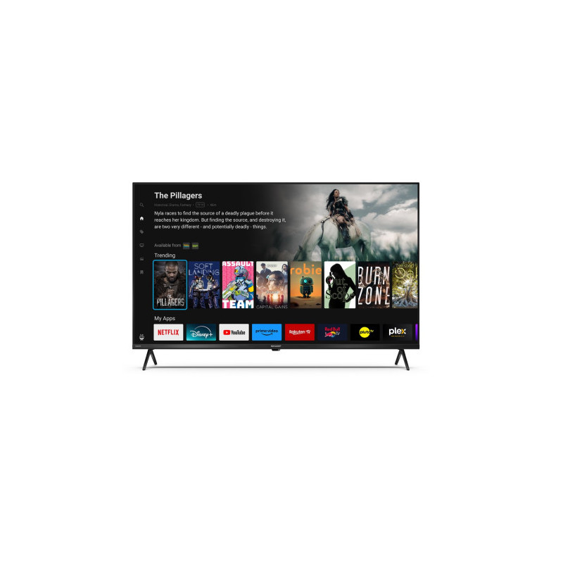 TELEVISOR SHARP 4343GK4245E TIVO TV, 4K ULTRA HD, SMART TV, ACTIVE MOTION 400, NEGRO