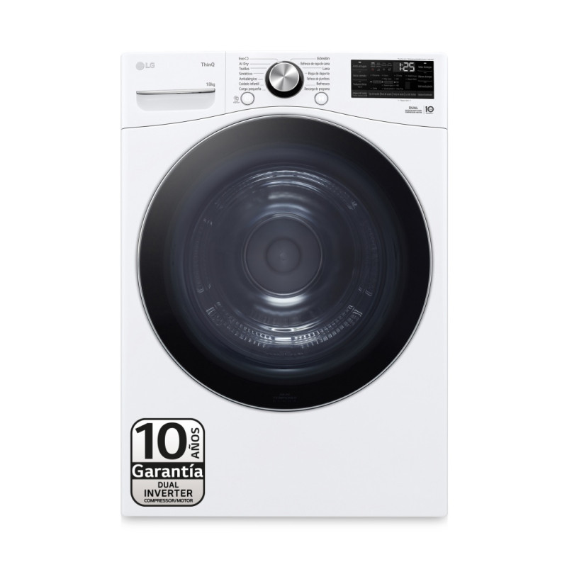 Secadora LG RH18U8AVCW, 18kg, D, Bomba calor