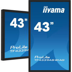 TF4339AS-B1AG pantalla para PC 108 cm (42.5) 3840 x 2160 Pixeles 4K Ultra HD LED Pantalla táctil Negro