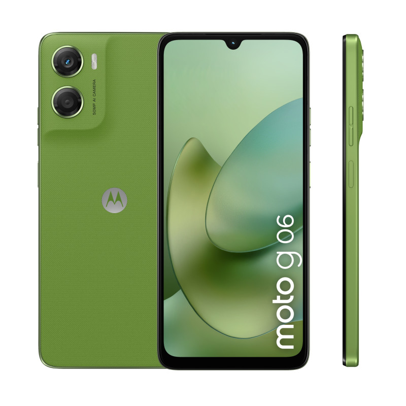 moto g06 17,5 cm (6.88) SIM doble Android 15 4G USB Tipo C 4 GB 256 GB 5200 mAh Verde