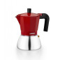 Cafetera induction Monix M863106, inox red 6 tazas