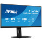 ProLite XUB3493WQSU-B6 pantalla para PC 86,4 cm (34) 3440 x 1440 Pixeles UltraWide Quad HD LED Negro