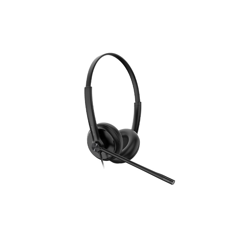 YHS34 Dual Headset Auriculares Alámbrico Diadema Llamadas/Música Negro