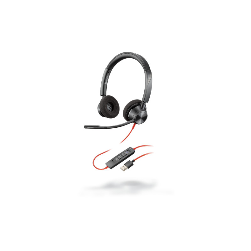 3320 Auriculares Alámbrico Diadema Llamadas/Música USB tipo A Negro