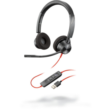 3320 Auriculares Alámbrico Diadema Llamadas/Música USB tipo A Negro