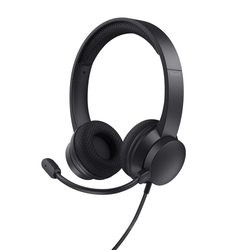 Ayda Auriculares Alámbrico Diadema Llamadas/Música USB tipo A Negro